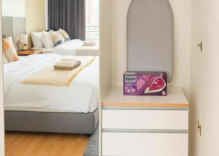 Modern 2 Bed Executive Unit 5min To Nana Bts 방콕