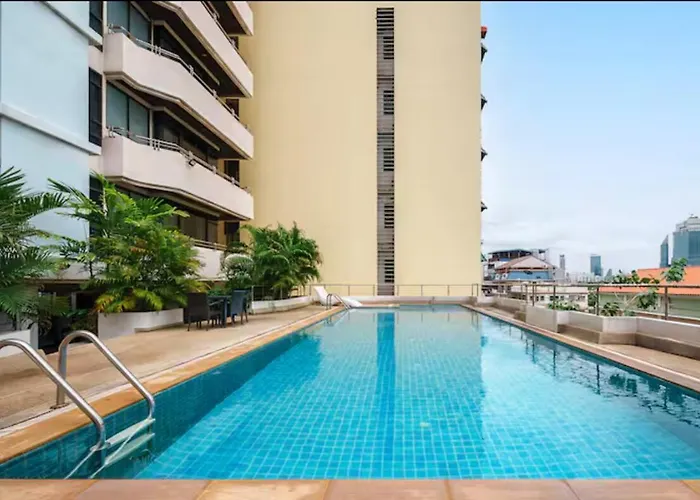 아파트 Modern 2 Bed Executive Unit 5min To Nana Bts
